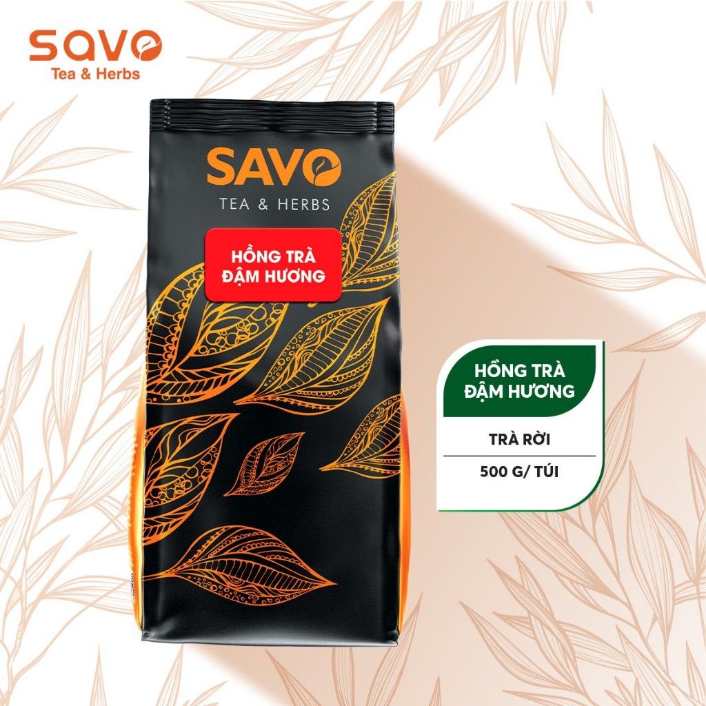  SAVO Hồng Trà Đậm Hương (Túi 500g) 