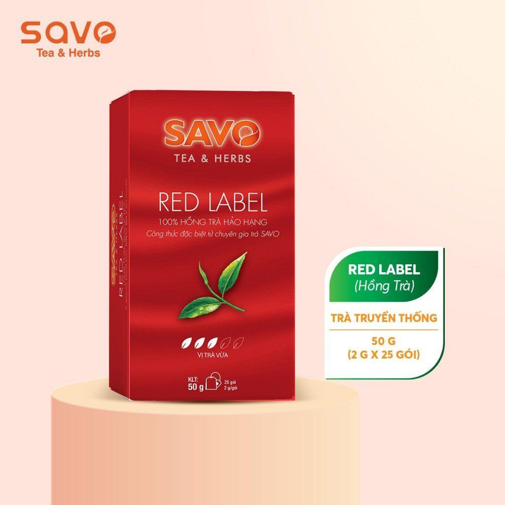 SAVO Trà Red Label ( Hộp 25) 