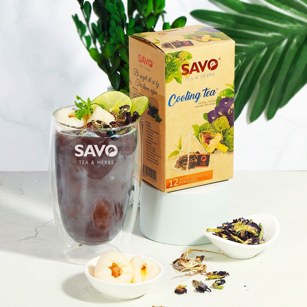  Trà SAVO Cooling - Túi Kim Tự Tháp (Hộp 12) 