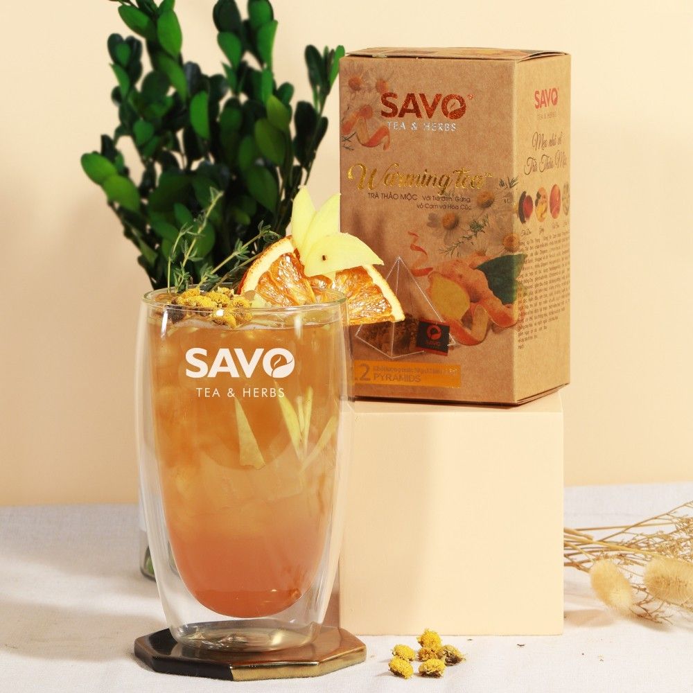  Trà SAVO Warming - Túi Kim Tự Tháp (Hộp 12) 
