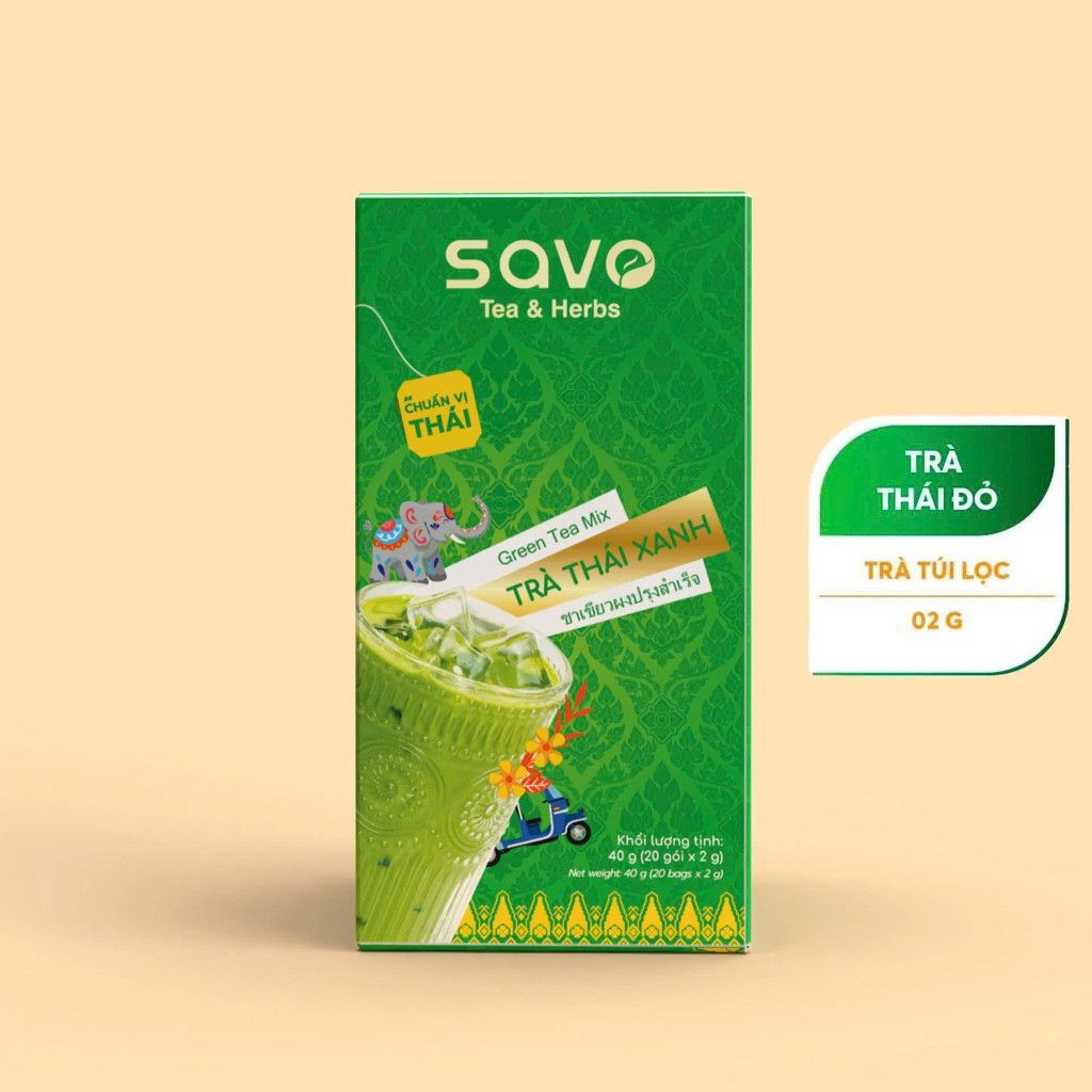 SAVO Thái Xanh (Hộp 20) 