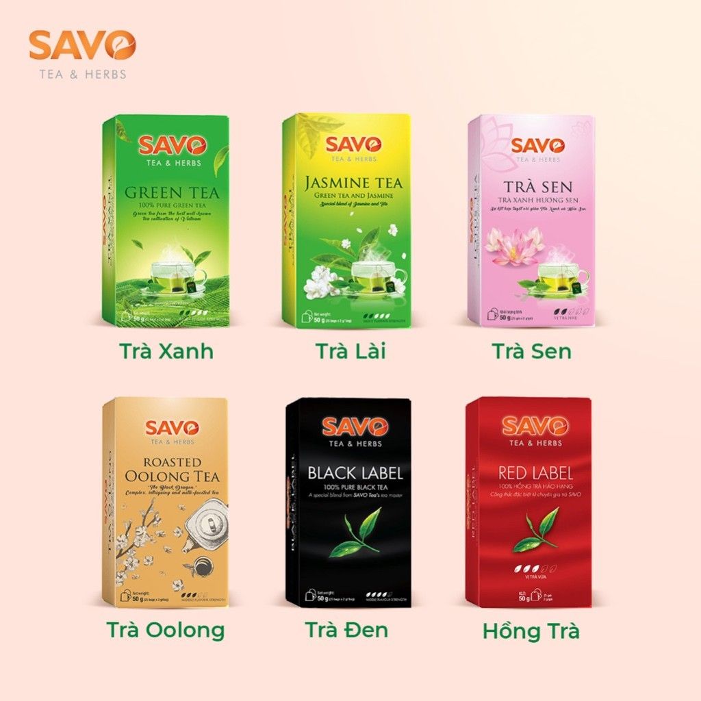  SAVO Trà Sen (Hộp 25) 