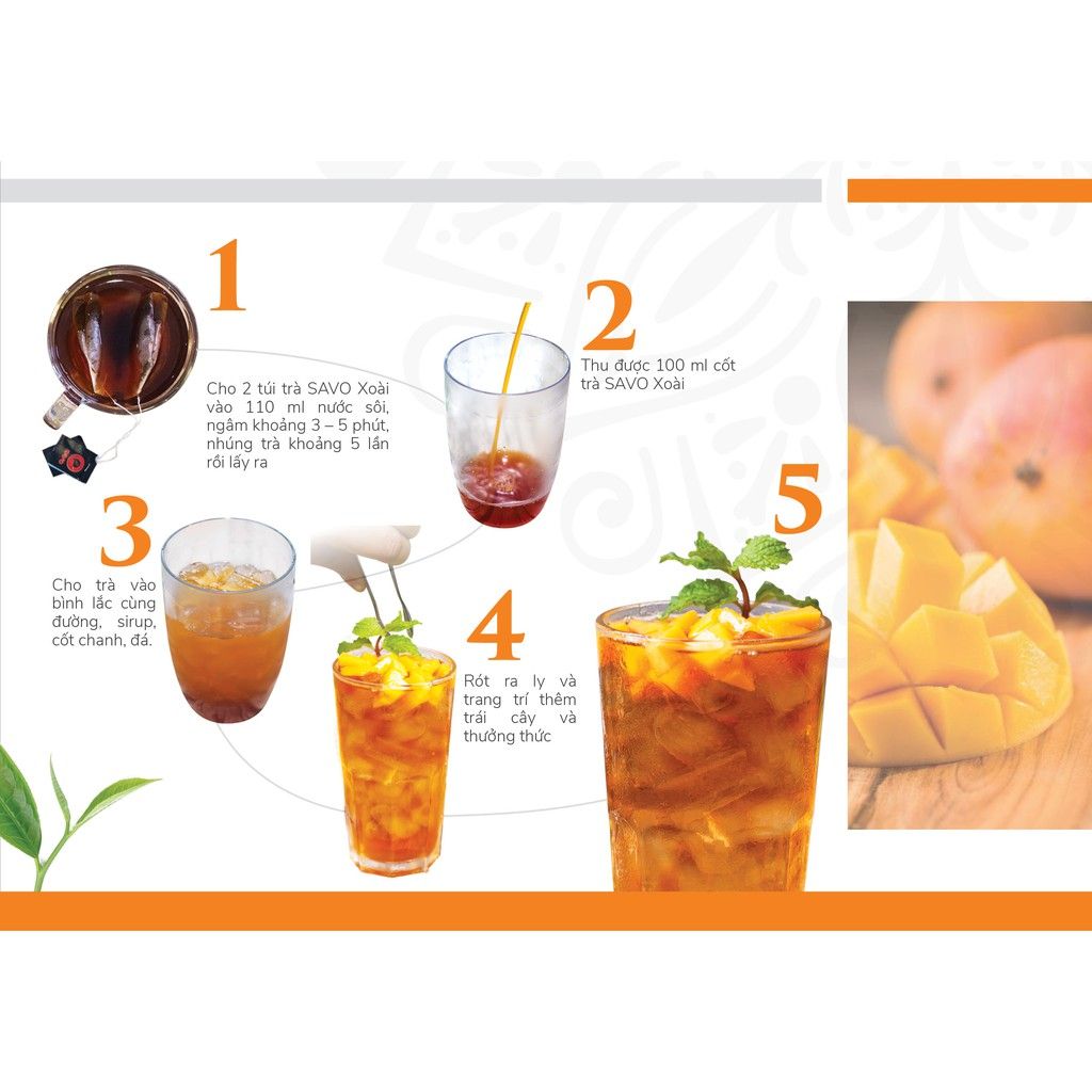  SAVO Xoài (Hộp 25) 