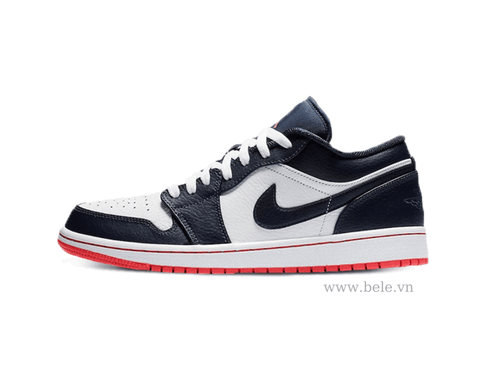 Air Jordan 1 Low Obsidian Ember Glow 553558 481 Best Quality