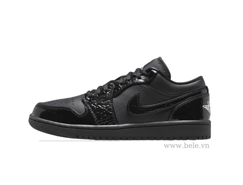 Air Jordan 1 Low Black Croc HJ7743 010 Best Quality