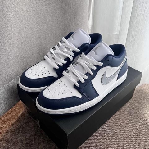 Air Jordan 1 Low Midnight Navy 553558 141