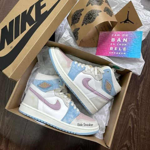 (ORDER) Nike Air Jordan 1 High Zoom Pink Oxford DQ5092 651