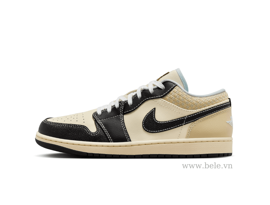 (ORDER) Nike Air Jordan 1 Low Coconut Milk Black HQ3437 101 Chính Hãng