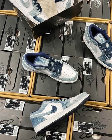 (ORDER) Nike Air Jordan 1 Low Denim CZ8455 100 Chính Hãng