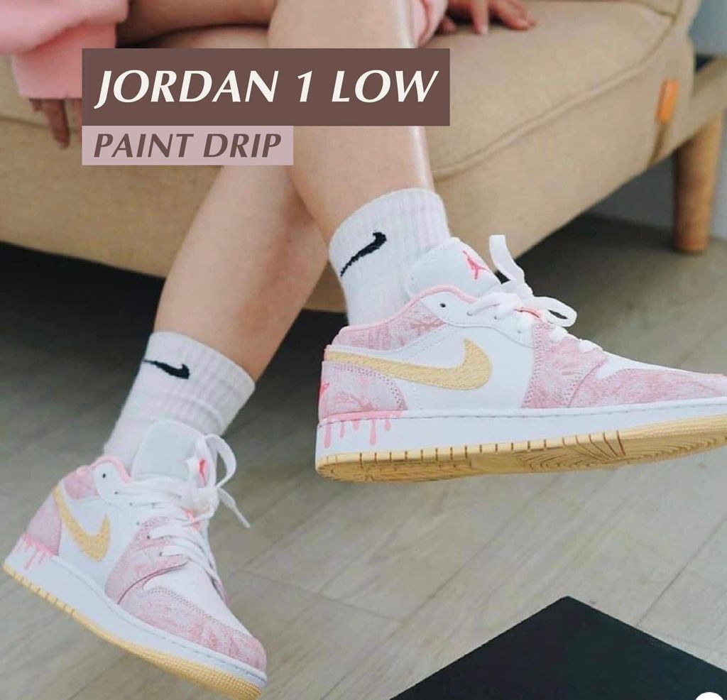 Air Jordan 1 Low Paint Drip CW7104 601