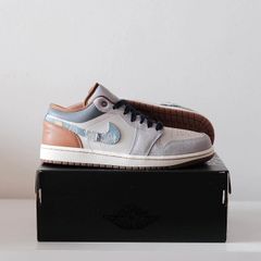 (ORDER) Nike Air Jordan 1 Low Phantom Denim Swoosh FZ5042 041 Chính Hãng