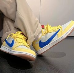 Air Jordan 1 Low Travis Scott Canary DZ4137 700