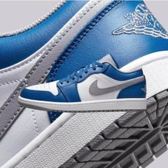 (ORDER) Nike Air Jordan 1 Low True Blue 553558 412 Chính Hãng