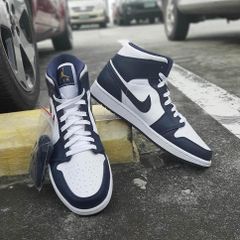 (ORDER) Nike Air Jordan 1 Mid Obsidian 554724 174