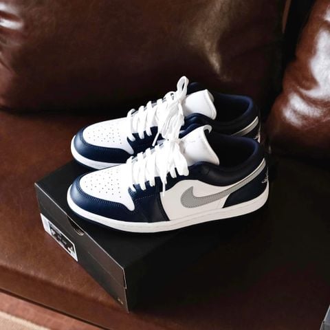 (ORDER) Nike Air Jordan 1 Low Midnight Navy 553558 141 Chính Hãng