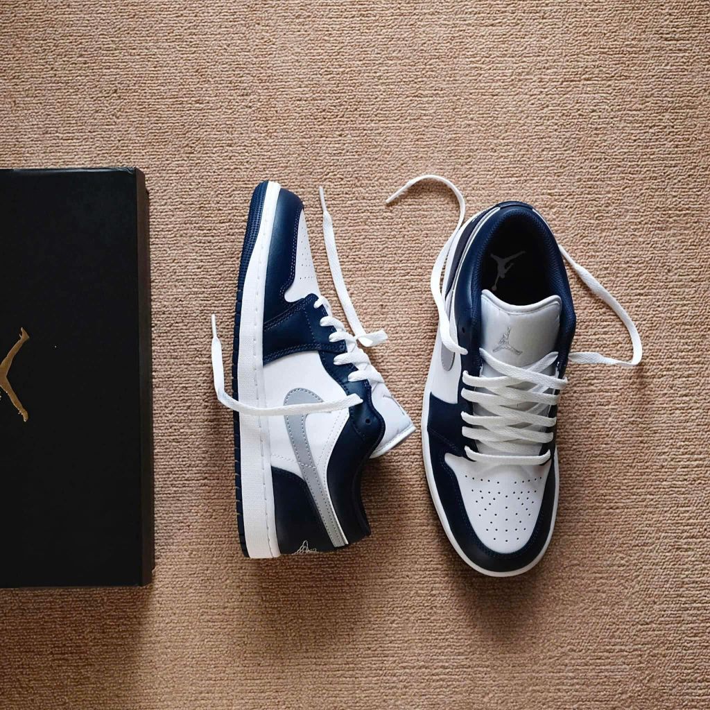 (ORDER) Nike Air Jordan 1 Low Midnight Navy 553558 141 Chính Hãng