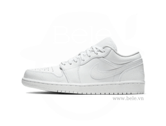 Air Jordan 1 Low All White 553558 130