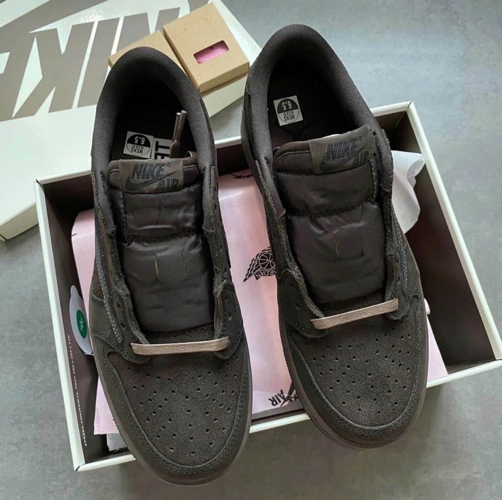 Air Jordan 1 Low OG Travis Scott Velvet Brown DM7866 202