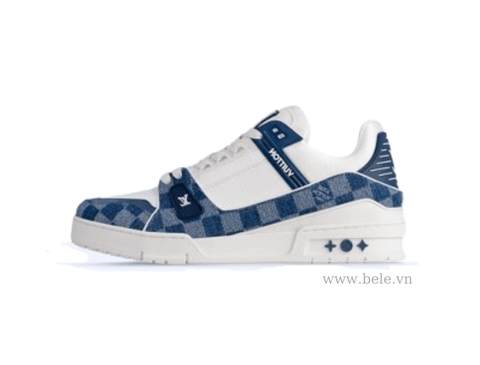 LV Trainer Sneaker Marine 1ACPRY