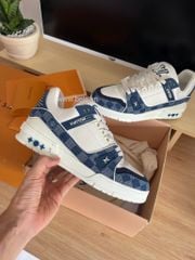LV Trainer Sneaker Marine 1ACPRY