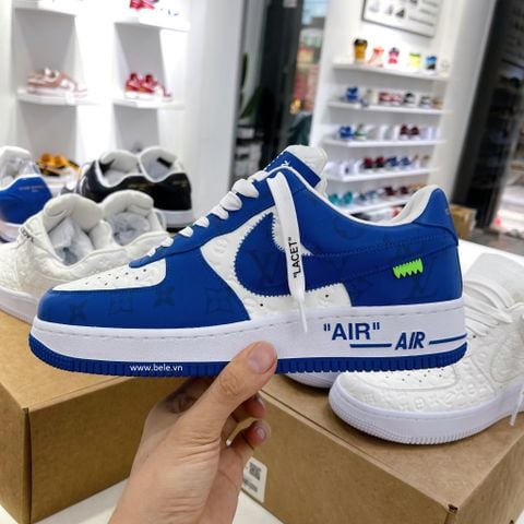 LV x Off White x Air Force 1 Blue