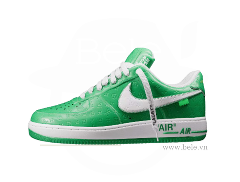 LV x Off White x Air Force 1 Green