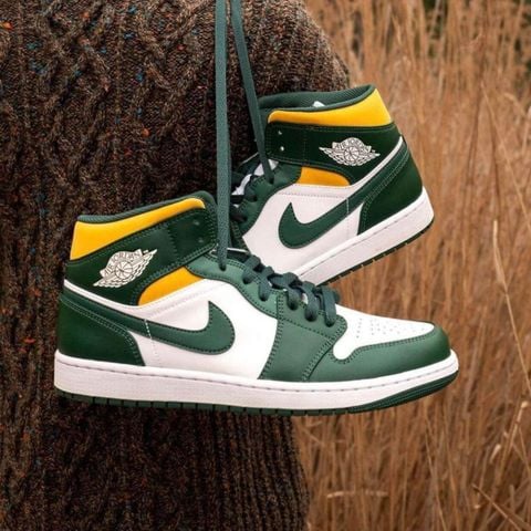 (ORDER) Nike Air Jordan 1 Mid Sonics 554725 371 Chính Hãng