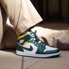 (ORDER) Nike Air Jordan 1 Mid Sonics 554725 371 Chính Hãng