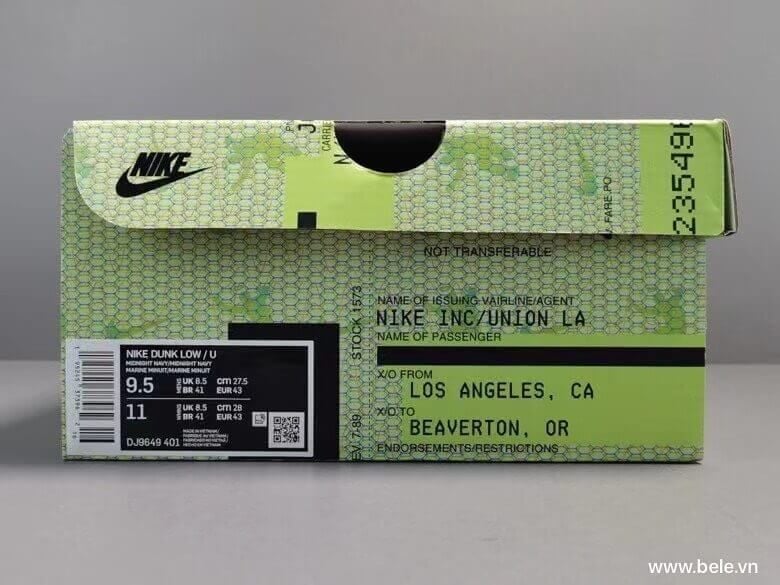 (ORDER) Dunk Low Union Passport Pack Pistachio DJ9649 401