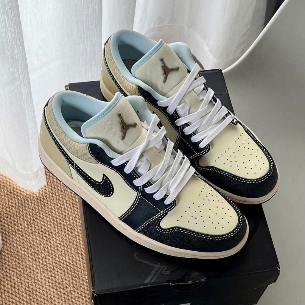 (ORDER) Nike Air Jordan 1 Low Coconut Milk Black HQ3437 101 Chính Hãng