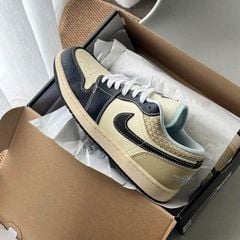 (ORDER) Nike Air Jordan 1 Low Coconut Milk Black HQ3437 101 Chính Hãng