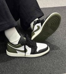 (ORDER) Nike Air Jordan 1 Low Medium Olive 553558 092 Chính Hãng