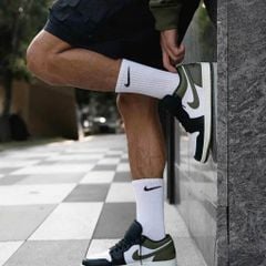(ORDER) Nike Air Jordan 1 Low Medium Olive 553558 092 Chính Hãng