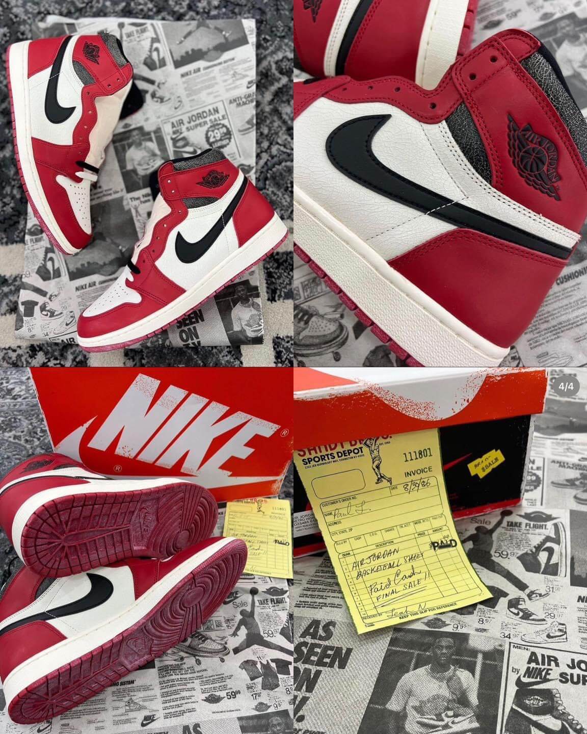 Giày Nike Air Jordan 1 High Lost and Found Chicago DZ5485 612 Best