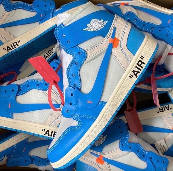 Giày Nike Air Jordan 1 High UNC Off White AQ0818 148 Best Quality