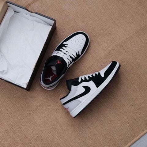 Air Jordan 1 Low Black Matte Silver HF3148 106