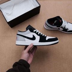 Air Jordan 1 Low Black Matte Silver HF3148 106