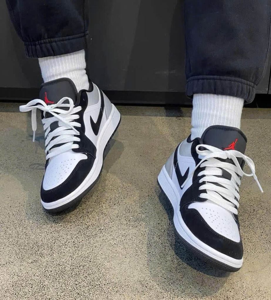 Air Jordan 1 Low Black Matte Silver HF3148 106