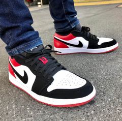 Air Jordan 1 Low Black Toe 553558 116