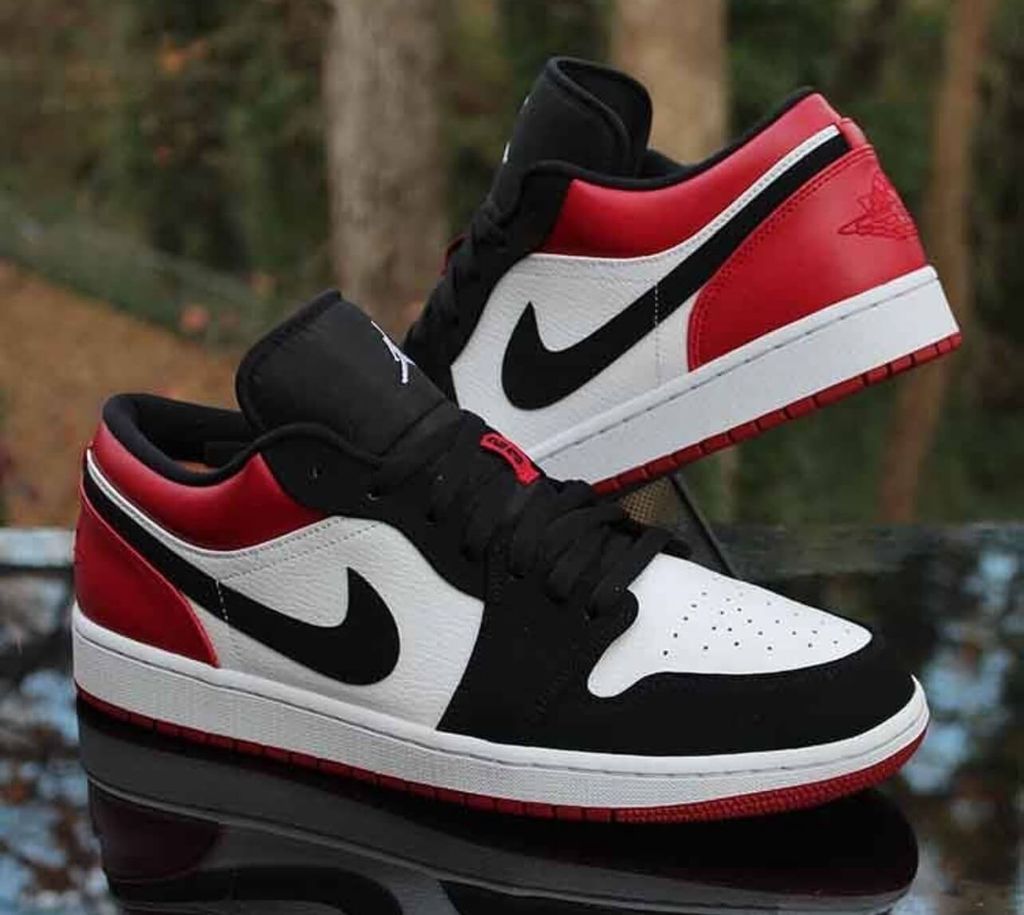 Air Jordan 1 Low Black Toe 553558 116