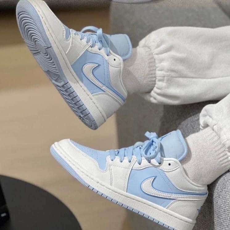 (ORDER) Nike Air Jordan 1 Low Reverse Ice Blue DV1299 104