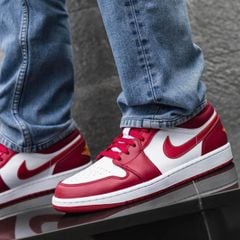 Air Jordan 1 Low Cardinal Red 553558 607