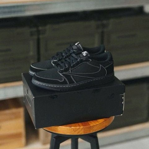 Air Jordan 1 Low Travis Scott Phantom Black DM7866 001 Best Quality