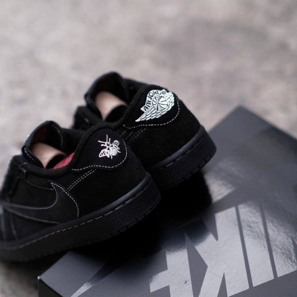Air Jordan 1 Low Travis Scott Phantom Black DM7866 001 Best Quality