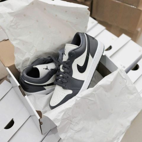 (ORDER) Nike Air Jordan 1 Low Dark Grey DC0774 102 Chính Hãng