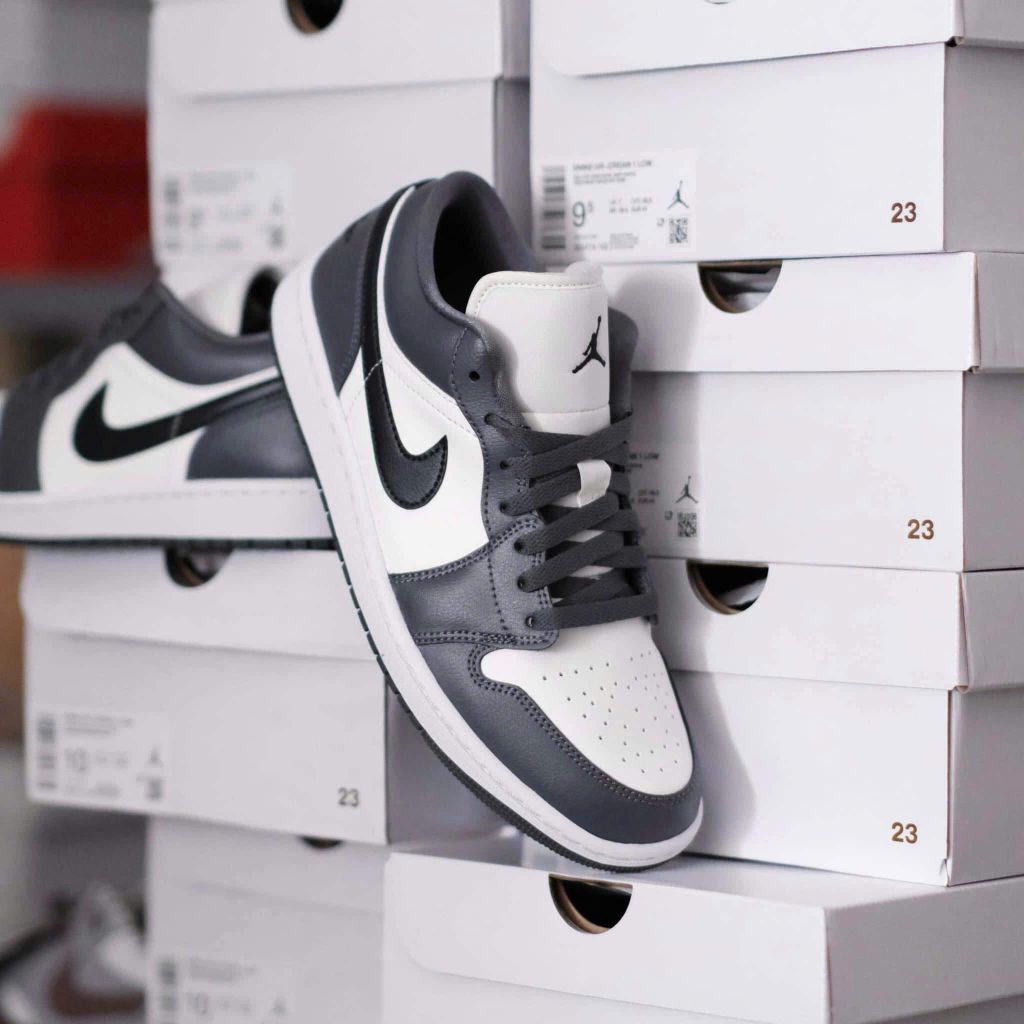 (ORDER) Nike Air Jordan 1 Low Dark Grey DC0774 102 Chính Hãng