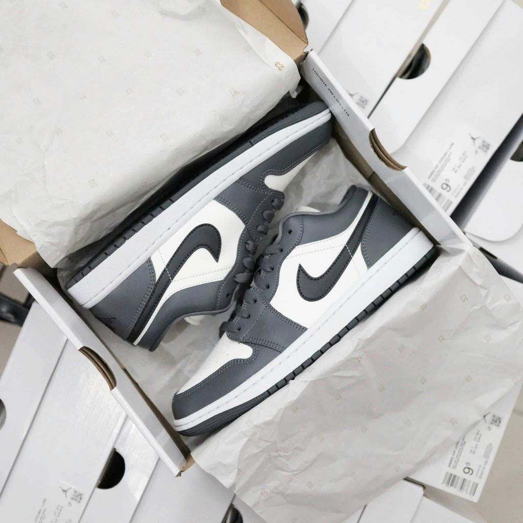 (ORDER) Nike Air Jordan 1 Low Dark Grey DC0774 102 Chính Hãng