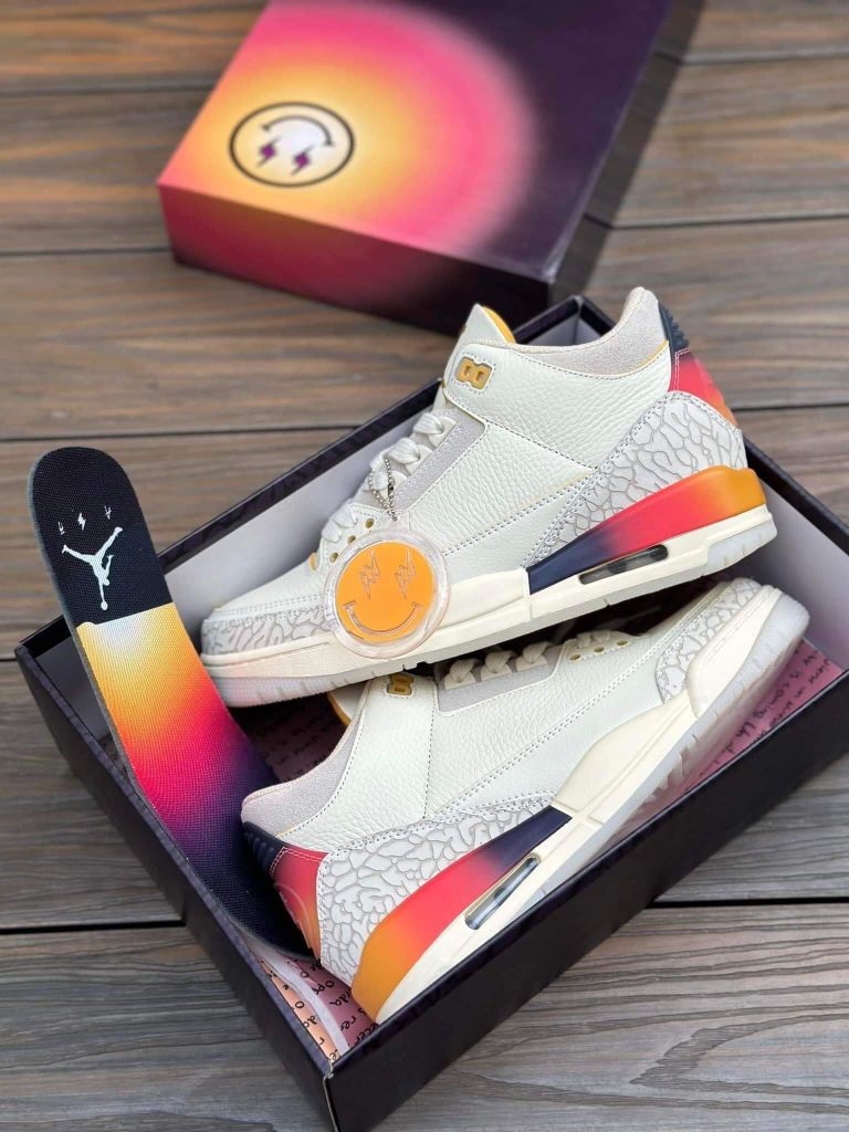 Air Jordan 3 Balvin Medellin Sunset FN0344 901