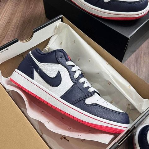 Air Jordan 1 Low Obsidian Ember Glow 553558 481 Best Quality