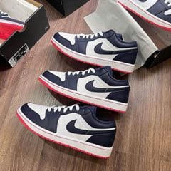 Air Jordan 1 Low Obsidian Ember Glow 553558 481 Best Quality